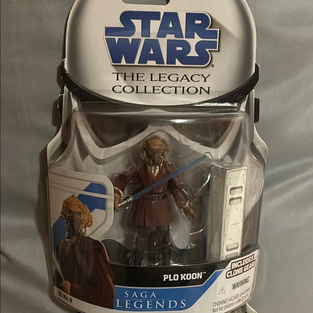 Star Wars Plo Koon Action Figure - Brown and Blue